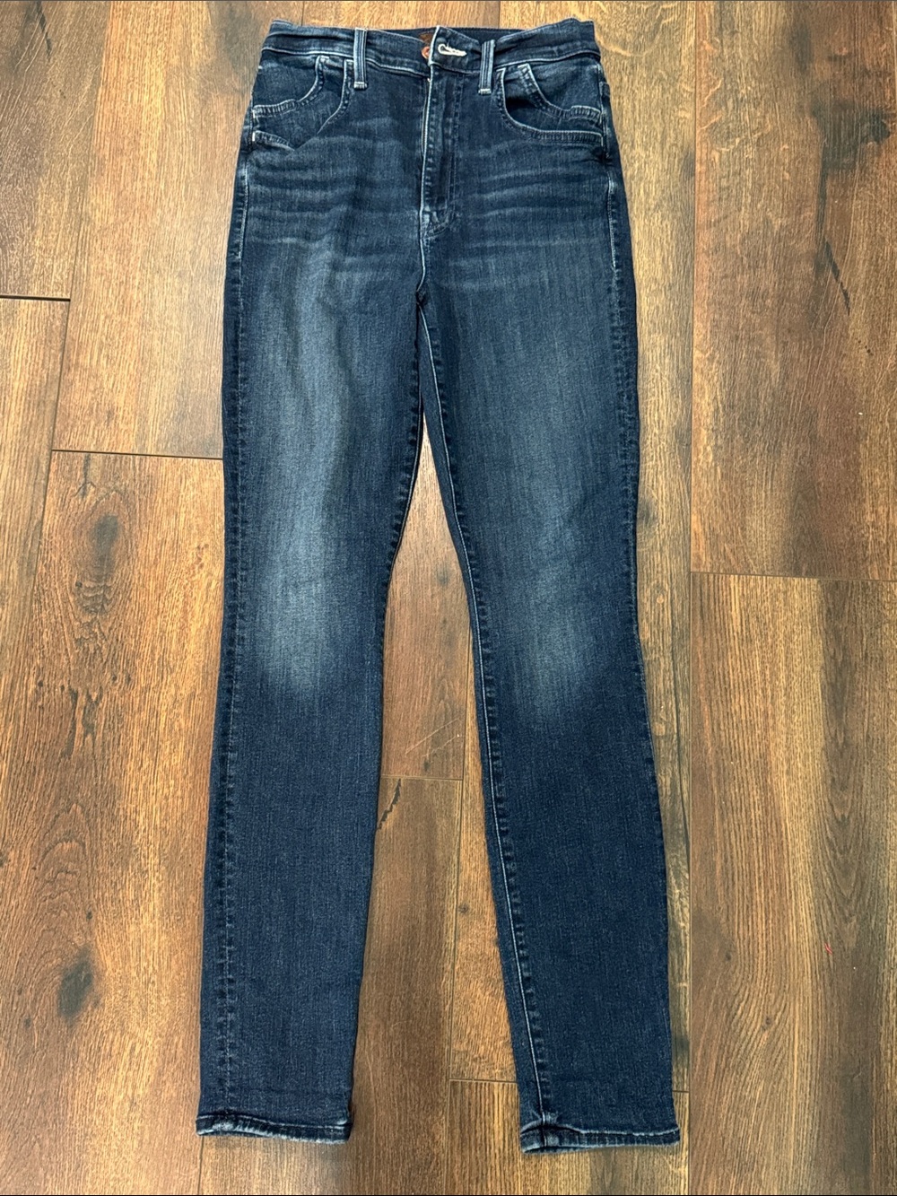 MOTHER~the stash swooner Dark Blue Skinny Jeans size 26 nwot